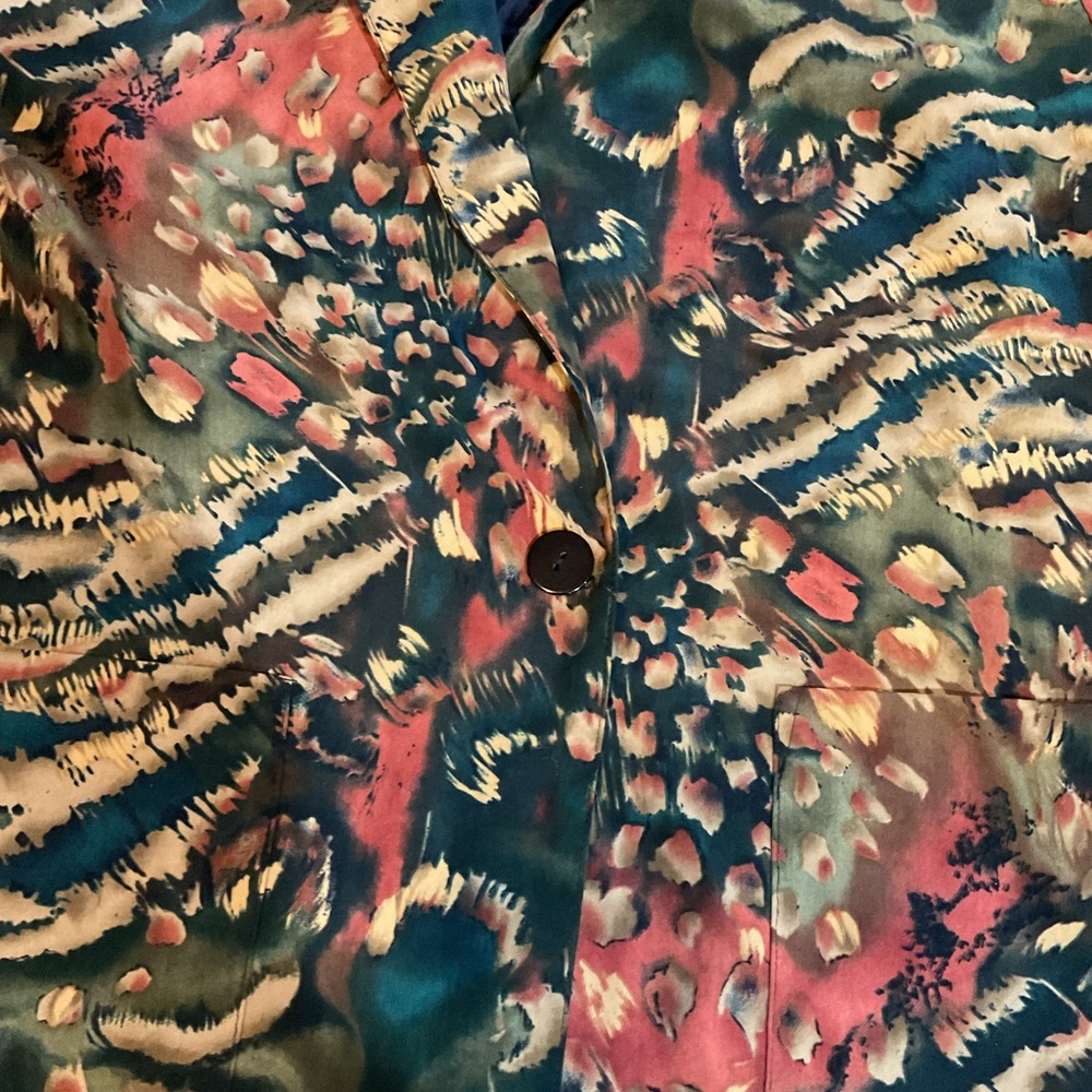 Vibrant Patterned Women's Blazer - image 4